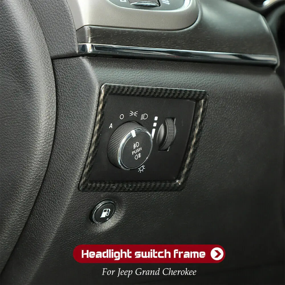 For 2011-2021 Jeep Grand Cherokee WK2 Headlight Switch Button Frame Trim