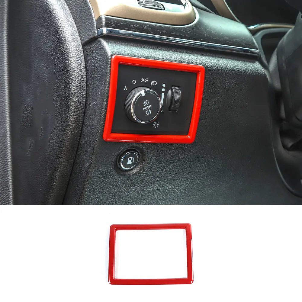 For 2011-2021 Jeep Grand Cherokee WK2 Headlight Switch Button Frame Trim