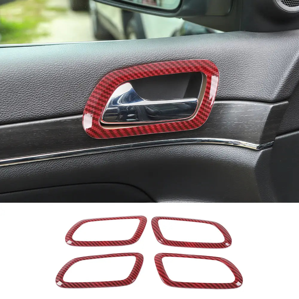 For 2011-2021 Jeep Grand Cherokee WK2 Inner Door Handle Bowl Ring Trim Cover