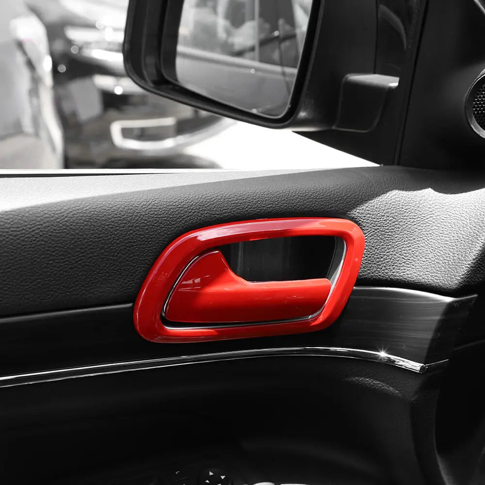 For 2011-2021 Jeep Grand Cherokee WK2 Inner Door Handle Bowl Trim Cover Interior Accessories
