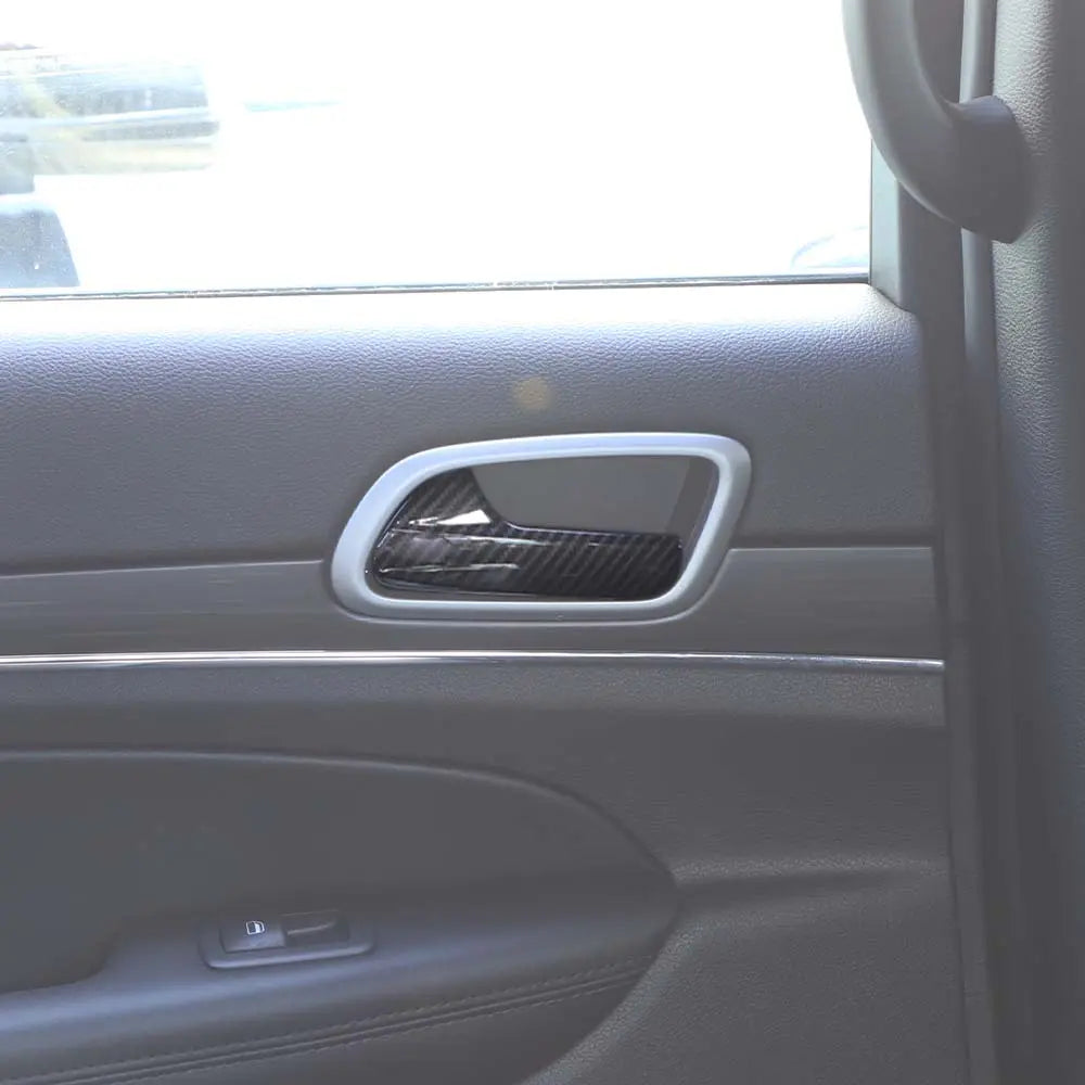 For 2011-2021 Jeep Grand Cherokee WK2 Interior Door Handle Frame Cover Trim Decor