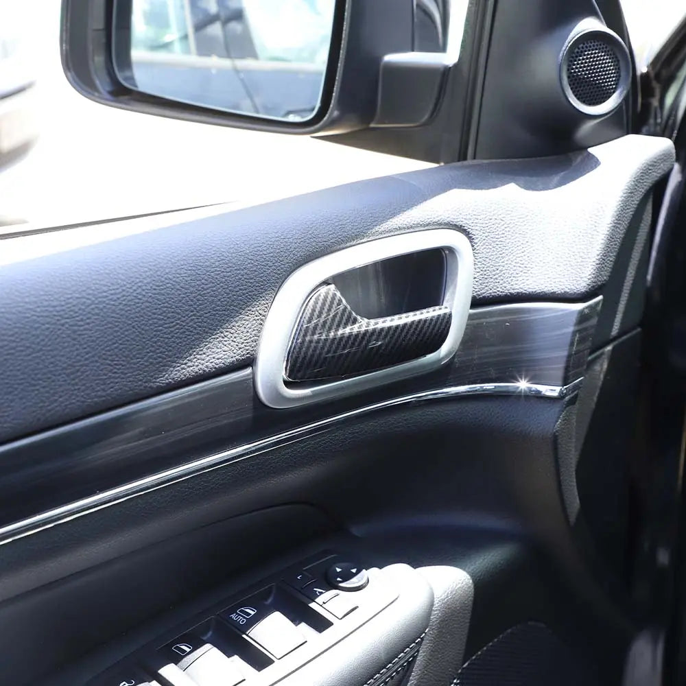 For 2011-2021 Jeep Grand Cherokee WK2 Interior Door Handle Frame Cover Trim Decor