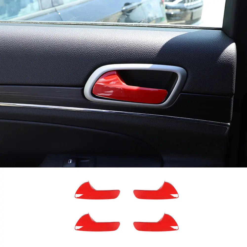For 2011-2021 Jeep Grand Cherokee WK2 Interior Door Handle Frame Cover Trim Decor