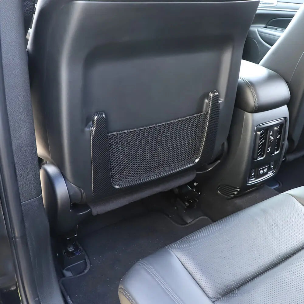 For 2011-2021 Jeep Grand Cherokee WK2 Rear Seat Back Storage Mesh Cover Trim