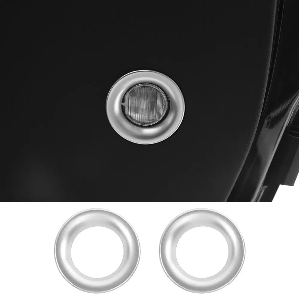 For 2011-2021 Jeep Grand Cherokee WK2 Tailgate Light Bezels Lamp Trim