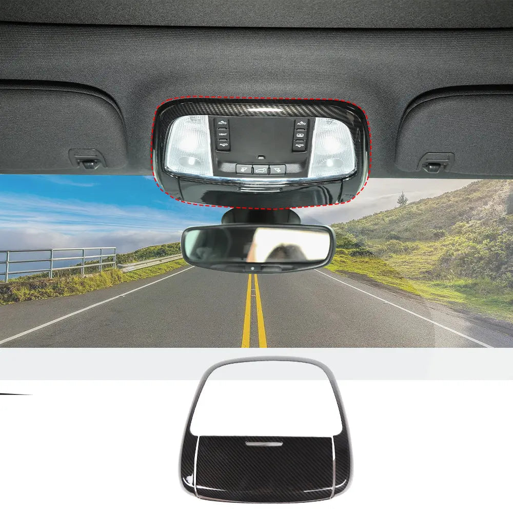 For 2011-2021 Jeep Grand Cherokee WK2 Top Reading Light Trim, Front Roof Frame