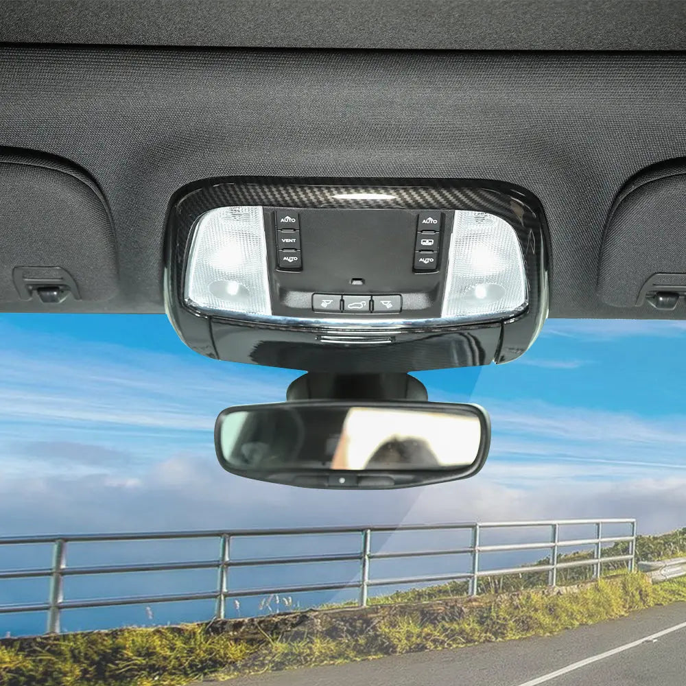 For 2011-2021 Jeep Grand Cherokee WK2 Top Reading Light Trim, Front Roof Frame