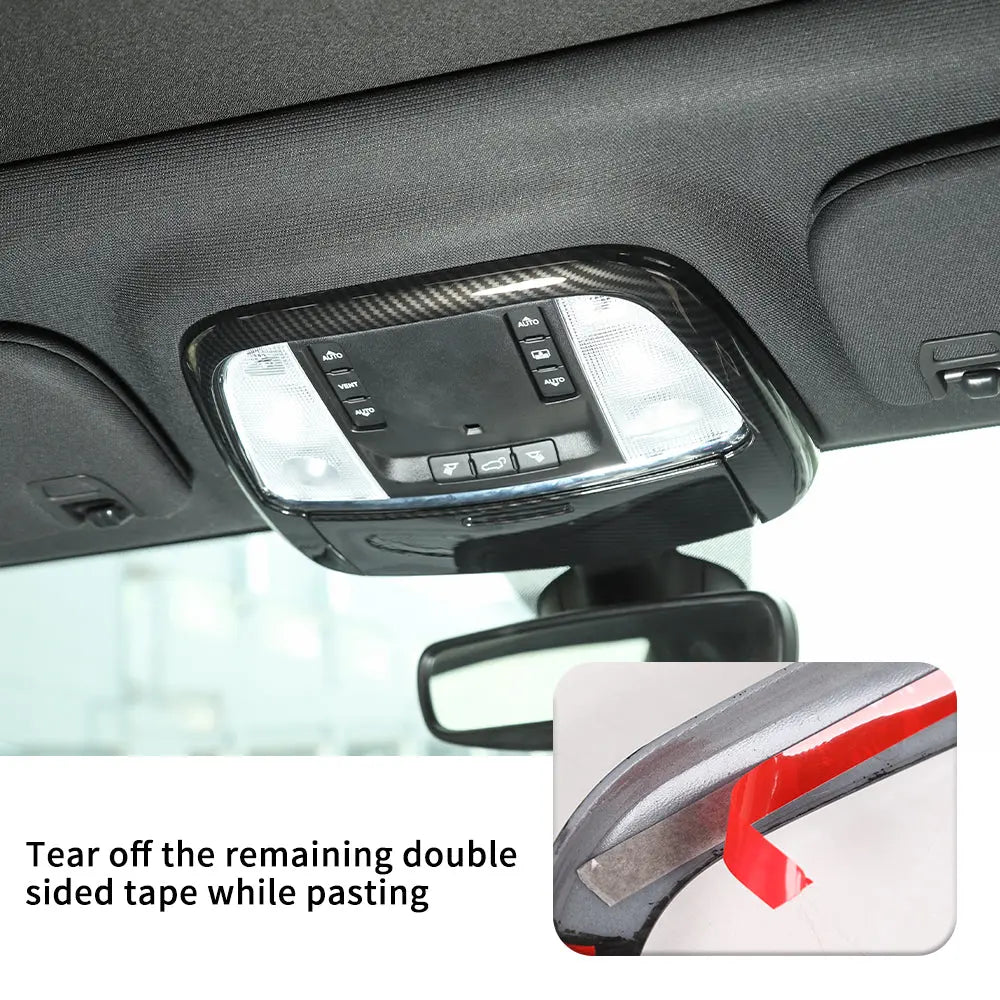 For 2011-2021 Jeep Grand Cherokee WK2 Top Reading Light Trim, Front Roof Frame