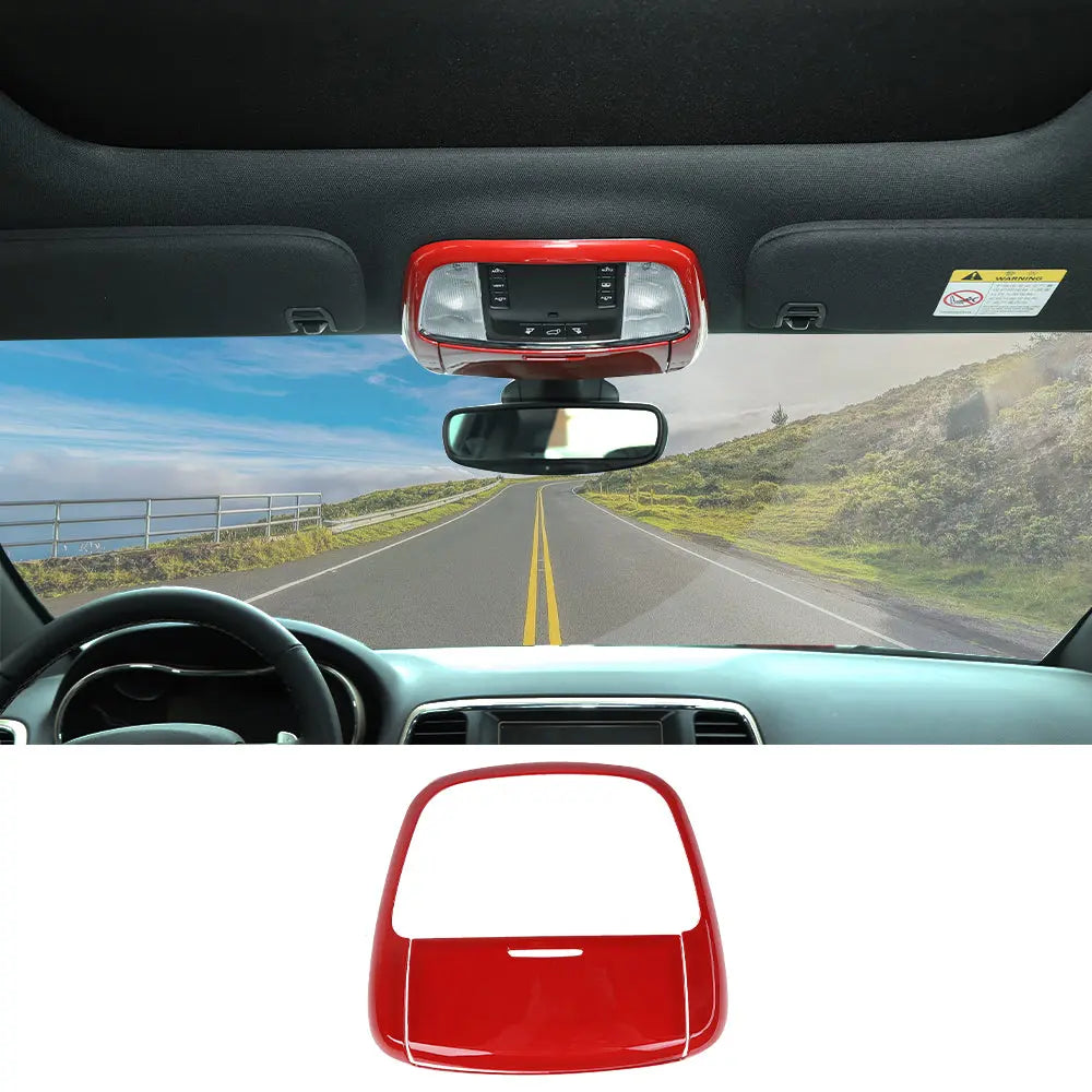 For 2011-2021 Jeep Grand Cherokee WK2 Top Reading Light Trim, Front Roof Frame