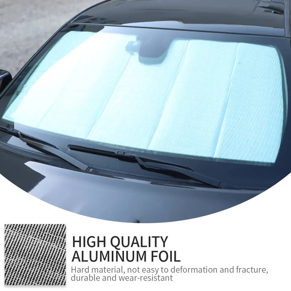 For 2011-2021 Jeep Grand Cherokee WK2 Windshield Sun Shade Fold Sun Visor Block UV Rays