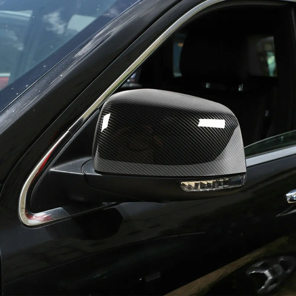 For 2011-2021 Jeep Grand Cherokee WK2 10x Door Handle Cover Rearview Mirror Shell Trim