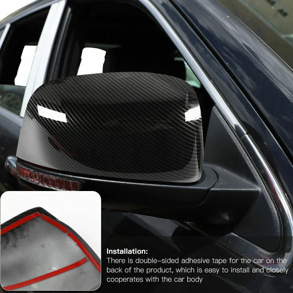 For 2011-2021 Jeep Grand Cherokee WK2 10x Door Handle Cover Rearview Mirror Shell Trim