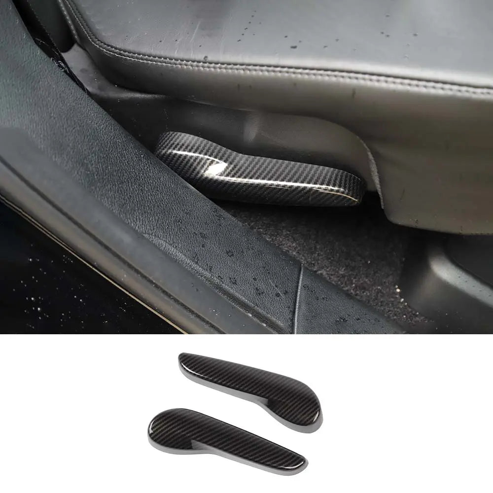 For 2011-2021 Jeep Grand Cherokee WK2 2x Rear Seat Adjustment Handle Decor Cover Trim