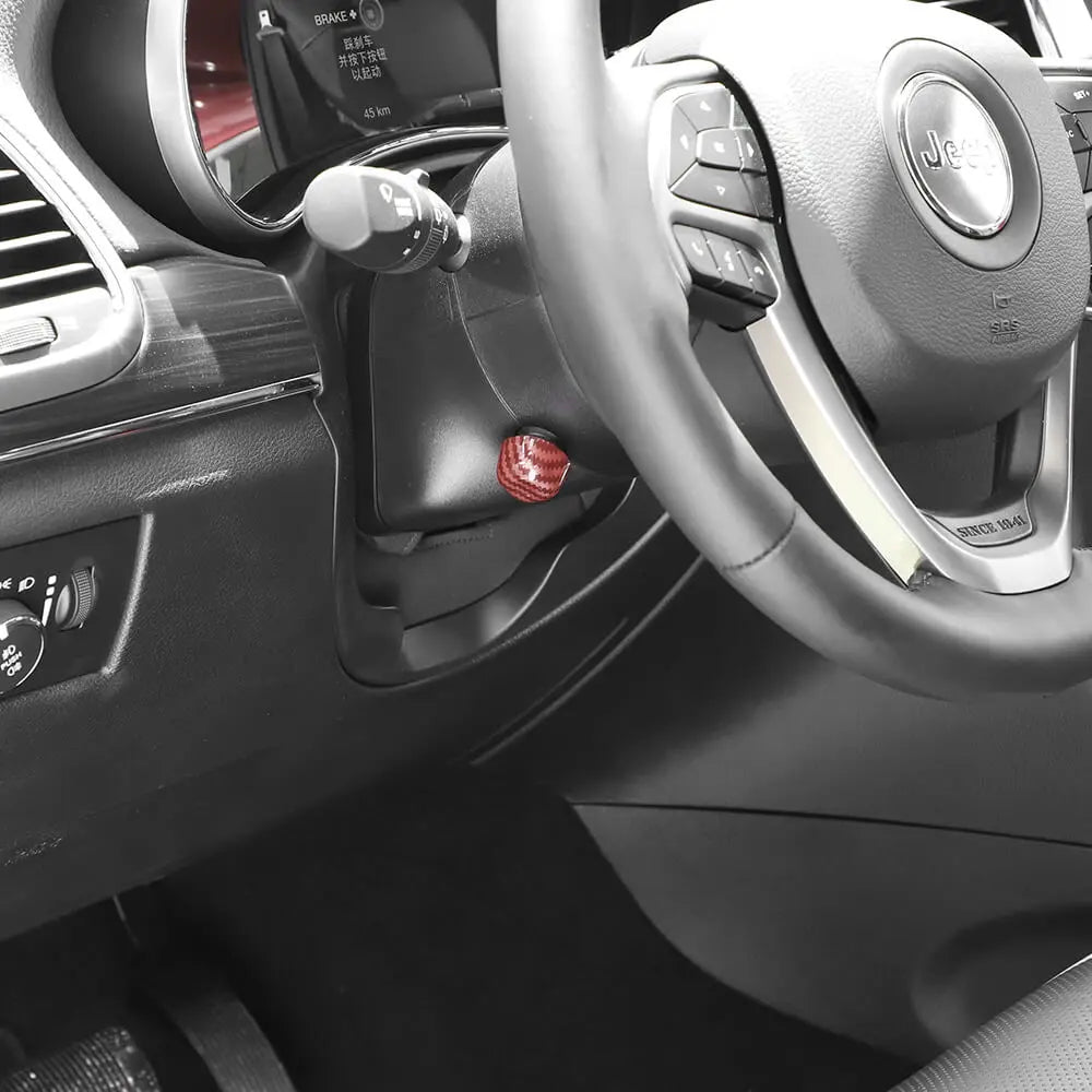 For 2011+ Jeep Grand Cherokee Steering Wheel Adjustment Switch Cover Trim Bezel