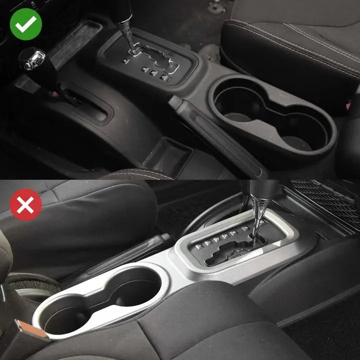 For 2011–2018 Jeep Wrangler JK Gear Shift Panel Accent Bezel Trim