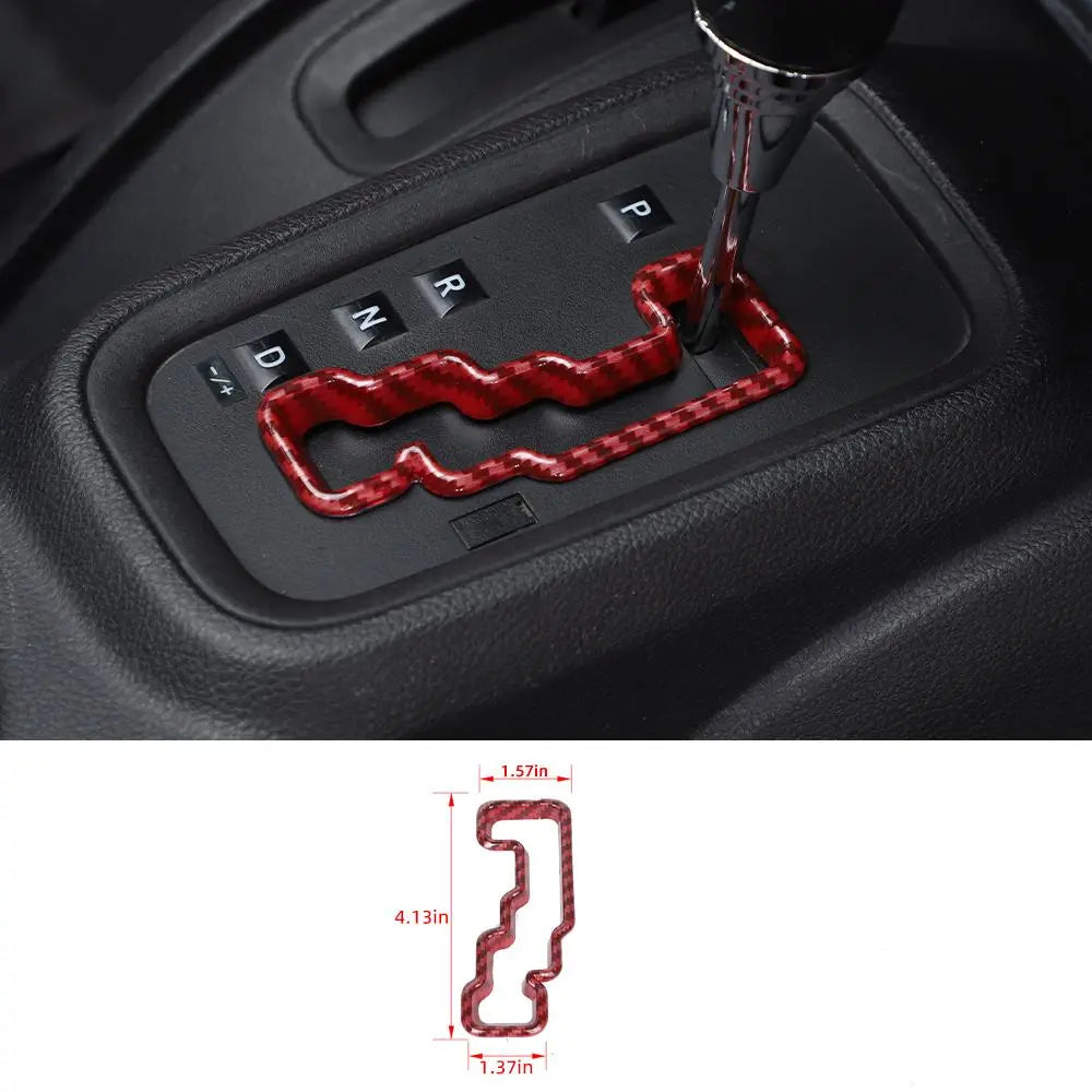 For 2011–2018 Jeep Wrangler JK Gear Shift Panel Accent Bezel Trim