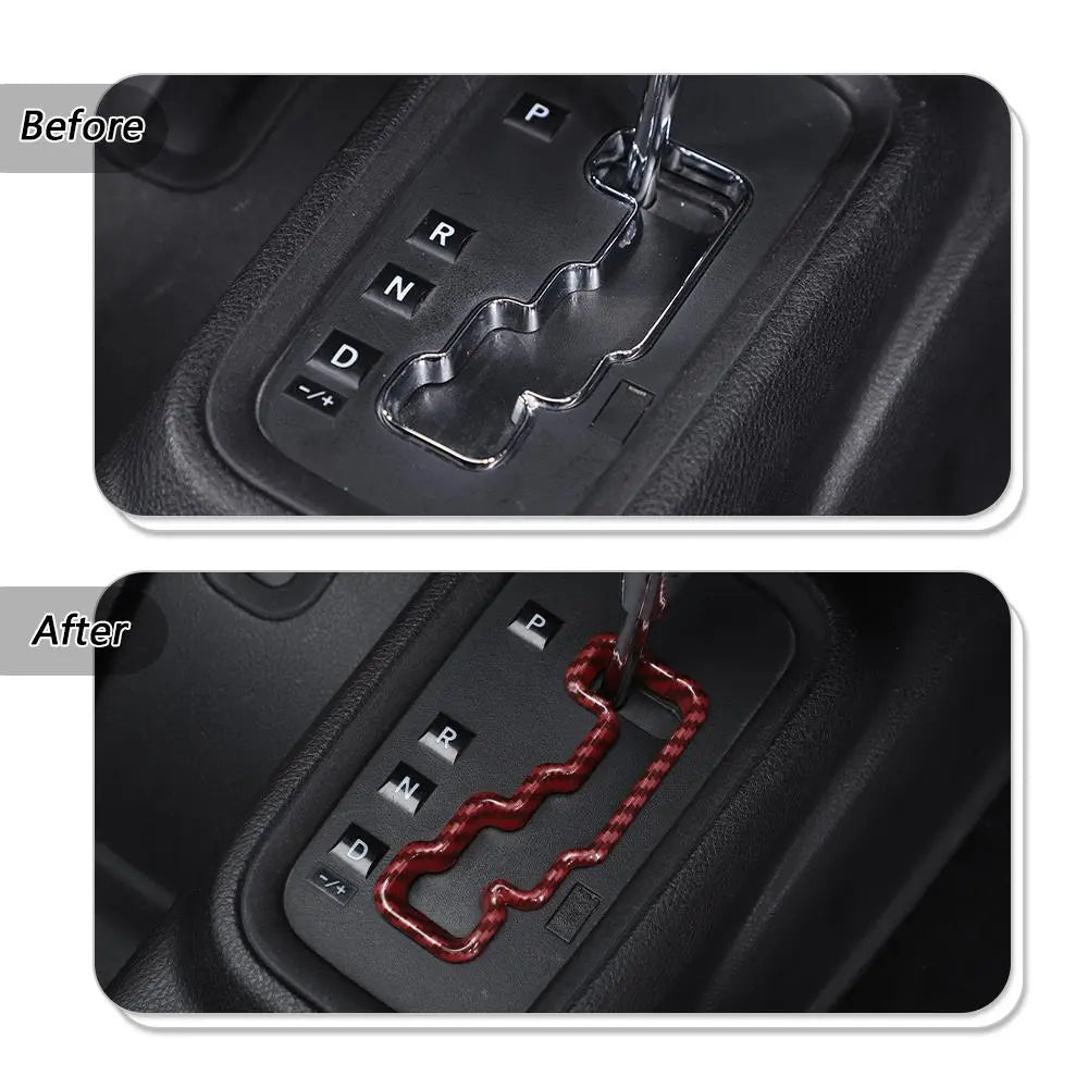 For 2011–2018 Jeep Wrangler JK Gear Shift Panel Accent Bezel Trim