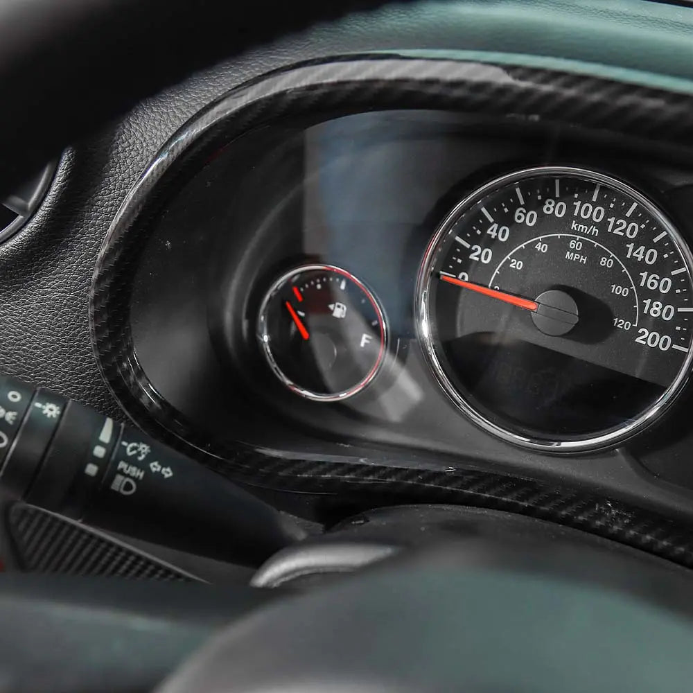 For 2011–2018 Jeep Wrangler JK JKU Dashboard Ring Trim Instrument Panel Accent Bezel