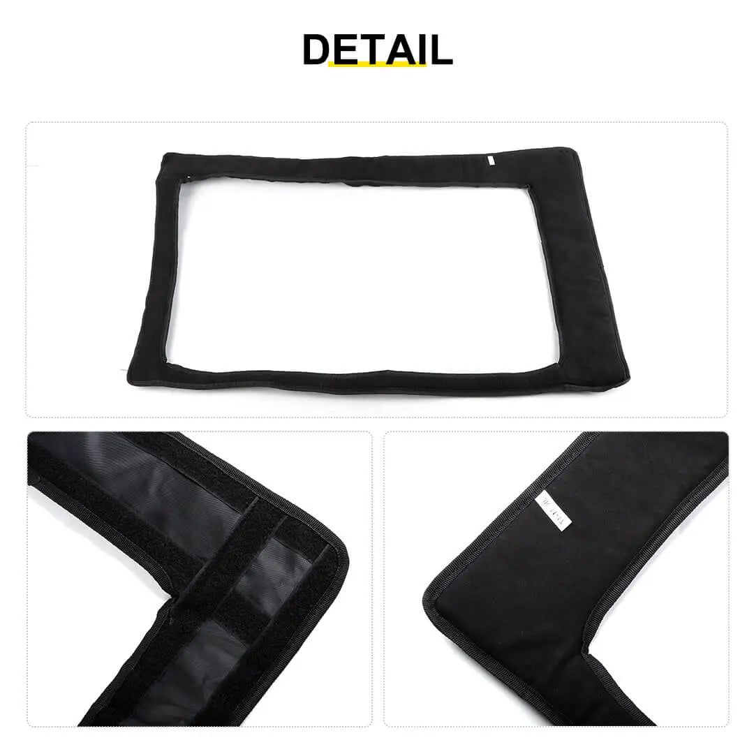 For 2012-2018 Jeep Wrangler JK Car Rear Window Insulation Cotton Cover Accessories (2 pcs)