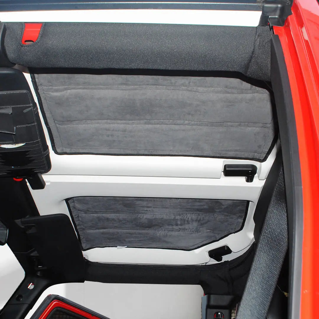 For 2012-2018 Jeep Wrangler JK Car Top Roof Insulation Cotton Sound Deadener (4 pcs)