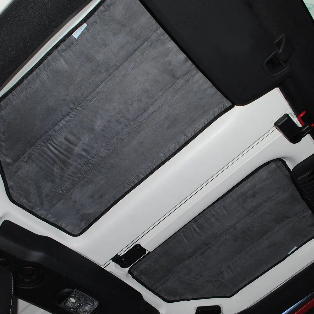For 2012-2018 Jeep Wrangler JK Car Top Roof Insulation Cotton Sound Deadener (4 pcs)