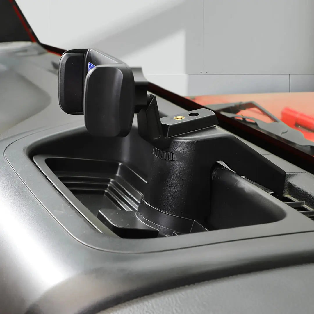 For 2012-2018 Jeep Wrangler JK Interior Center Console Phone Bracket Holder Storage Tray Dashboard
