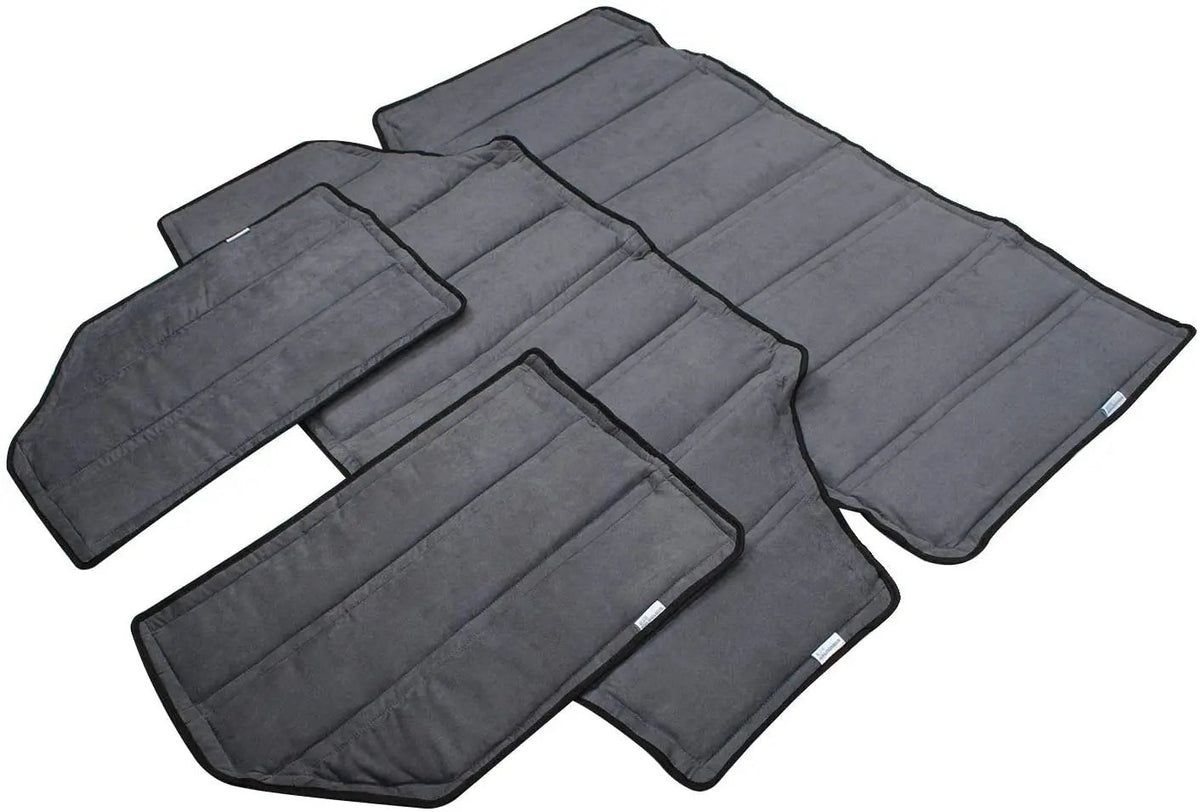 For 2012-2018 Jeep Wrangler JK & Unlimited 4-Door Hardtop Headliner Roof Heat Insulation Kit (Grey)
