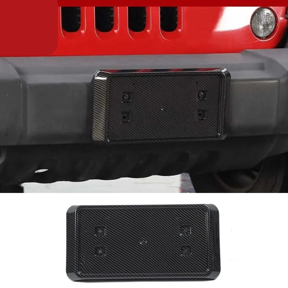 For 2013-2018 Jeep JK JKU Front License Plate Mounting Bracket ABS