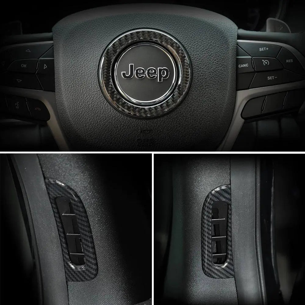 For 2014-2015 Jeep Grand Cherokee Interior Center Console Decoration Cover Trim Kit (13 pcs)