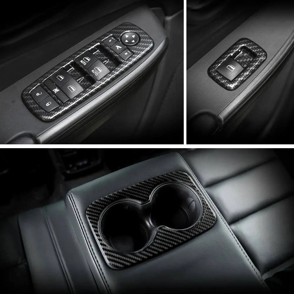 For 2014-2015 Jeep Grand Cherokee Interior Center Console Decoration Cover Trim Kit (13 pcs)