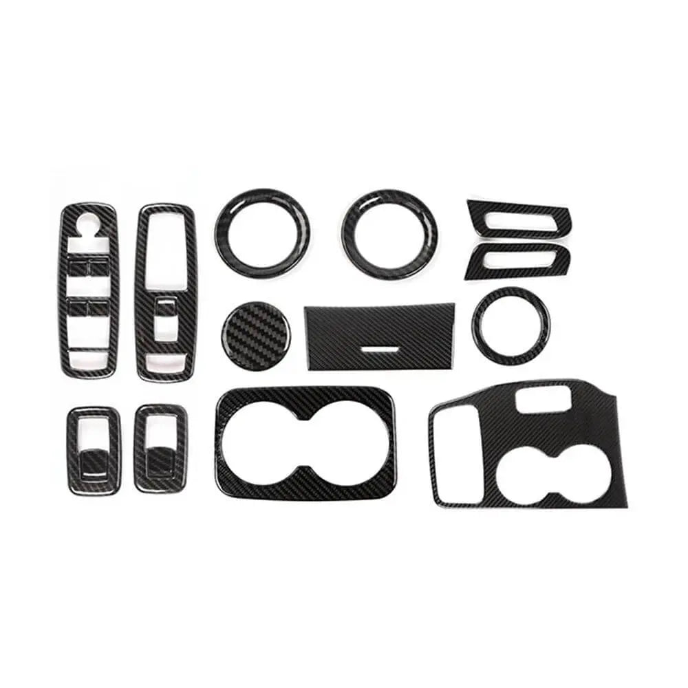 For 2014-2015 Jeep Grand Cherokee Interior Center Console Decoration Cover Trim Kit (13 pcs)