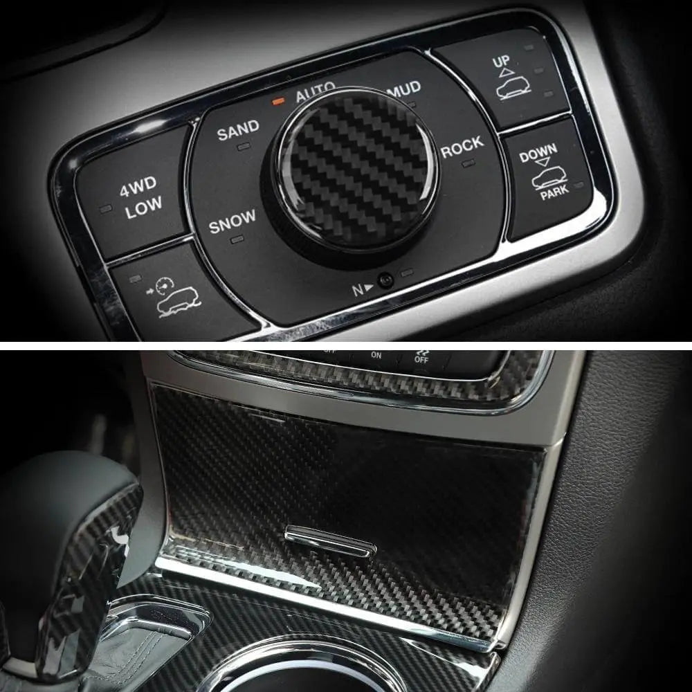 For 2014-2015 Jeep Grand Cherokee Interior Center Console Decoration Cover Trim Kit (13 pcs)