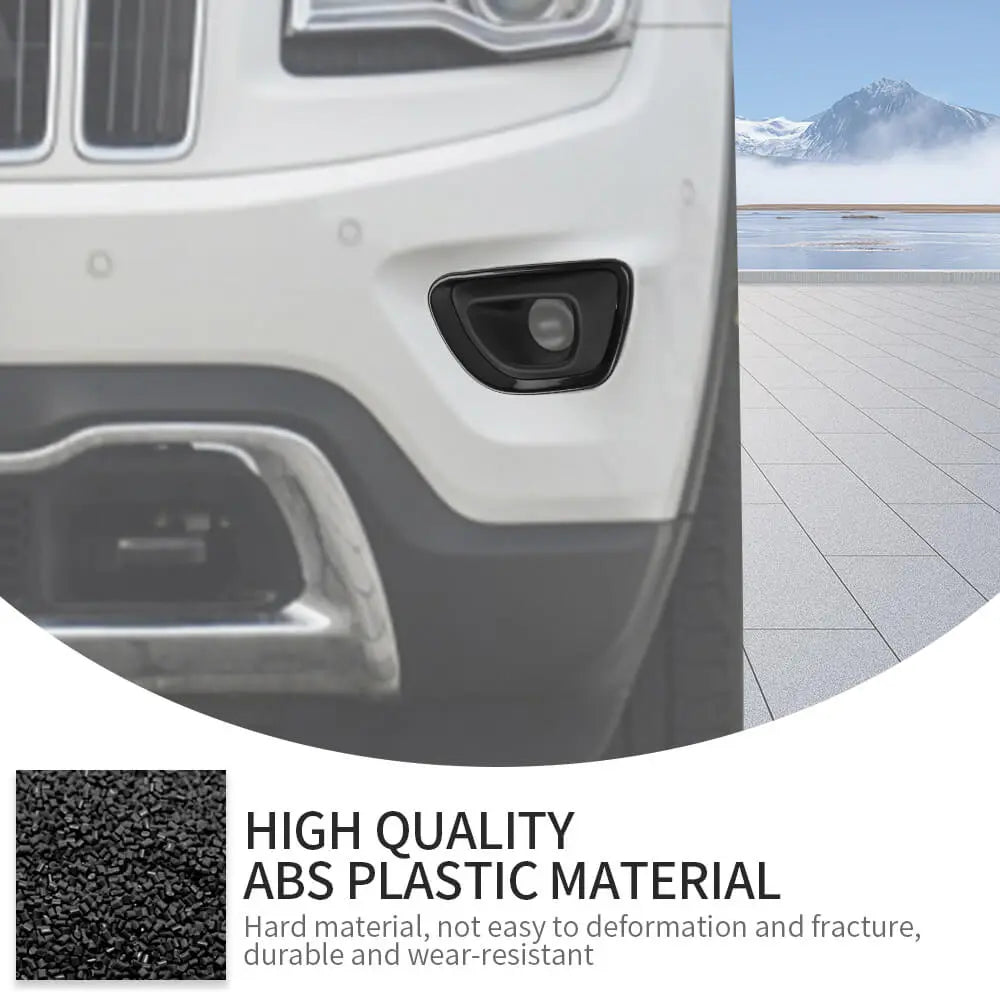 For 2014-2016 Jeep Grand Cherokee WK2 Original car Front Fog Light Lamp Cover Trim--Original Accessories