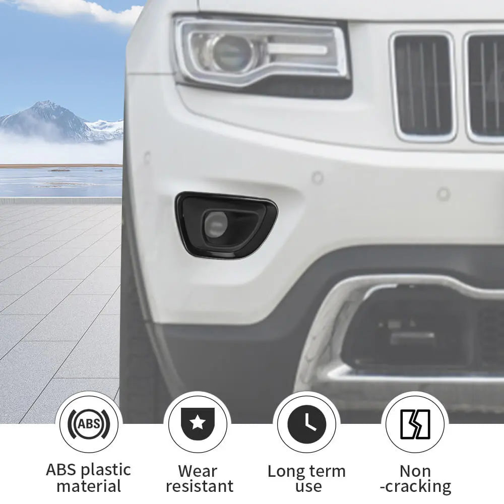 For 2014-2016 Jeep Grand Cherokee WK2 Original car Front Fog Light Lamp Cover Trim--Original Accessories