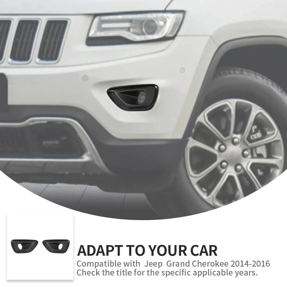 For 2014-2016 Jeep Grand Cherokee WK2 Original car Front Fog Light Lamp Cover Trim--Original Accessories