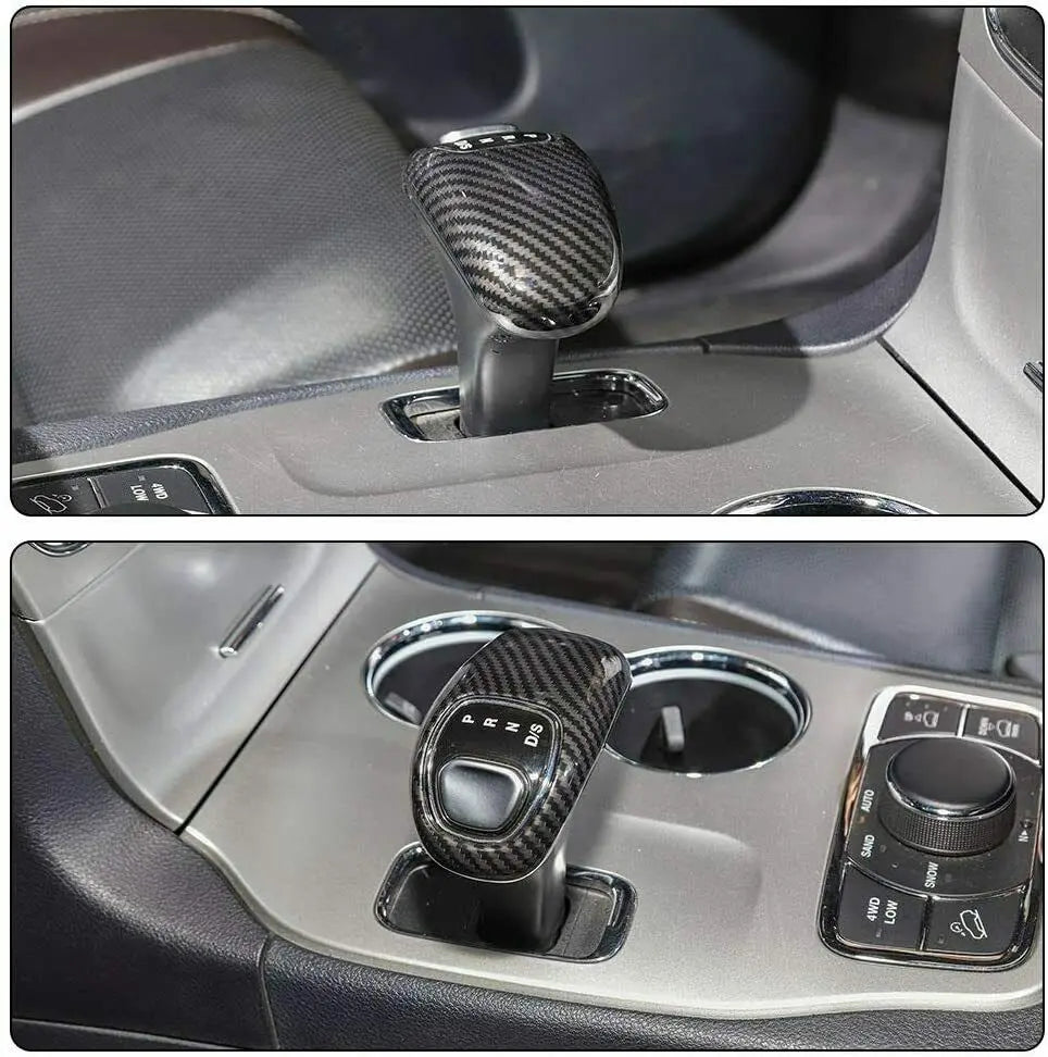 For 2014-2016 Jeep Grand Cherokee WK2 Gear Shift Knob Decor Cover Trim