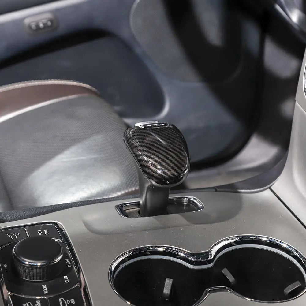 For 2014-2016 Jeep Grand Cherokee WK2 Gear Shift Knob Decor Cover Trim