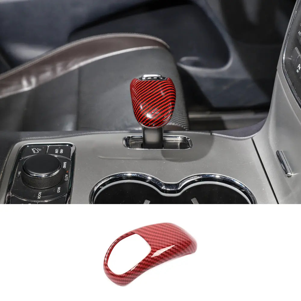 For 2014-2016 Jeep Grand Cherokee WK2 Gear Shift Knob Decor Cover Trim
