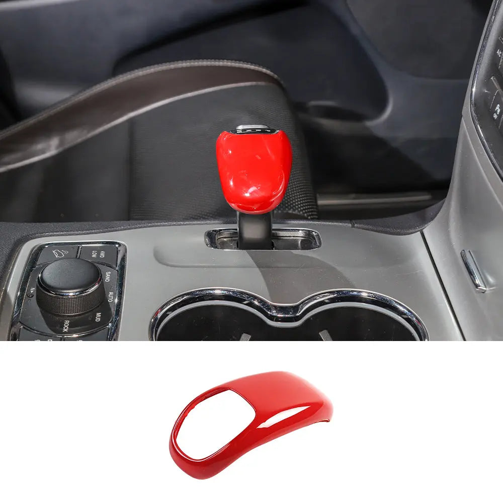 For 2014-2016 Jeep Grand Cherokee WK2 Gear Shift Knob Decor Cover Trim