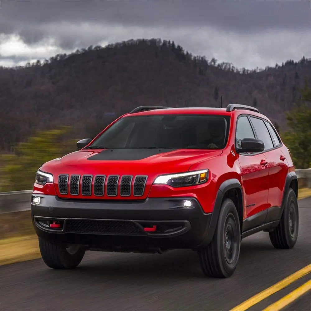 For 2014-2016 Jeep Grand Cherokee WK2 Grille Inserts Clip-on Grill Cover Trim Kit