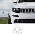 For 2014-2016 Jeep Grand Cherokee WK2 Grille Inserts Clip-on Grill Cover Trim Kit
