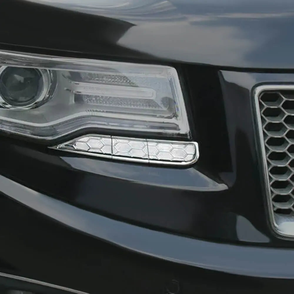 For 2014-2016 Jeep Grand Cherokee WK2 Headlight Cleaning Cover Trim Bezels