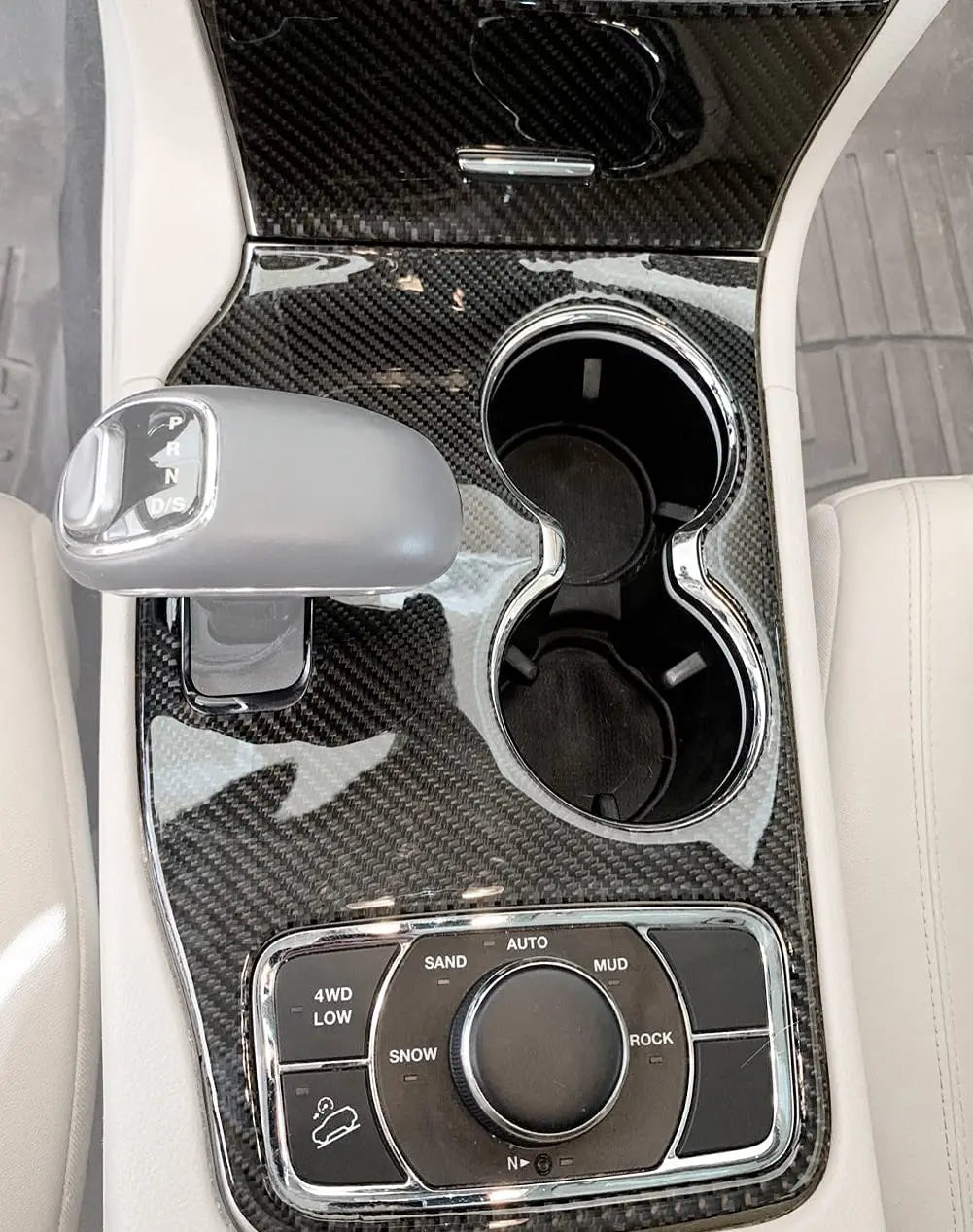 For 2014-2016 Jeep Grand Cherokee WK2 Inner Gear Shift Panel Trim Cover Kit