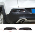 For 2014-2017 Jeep Cherokee Rear Fog Lamp Cover Decors  Blackened