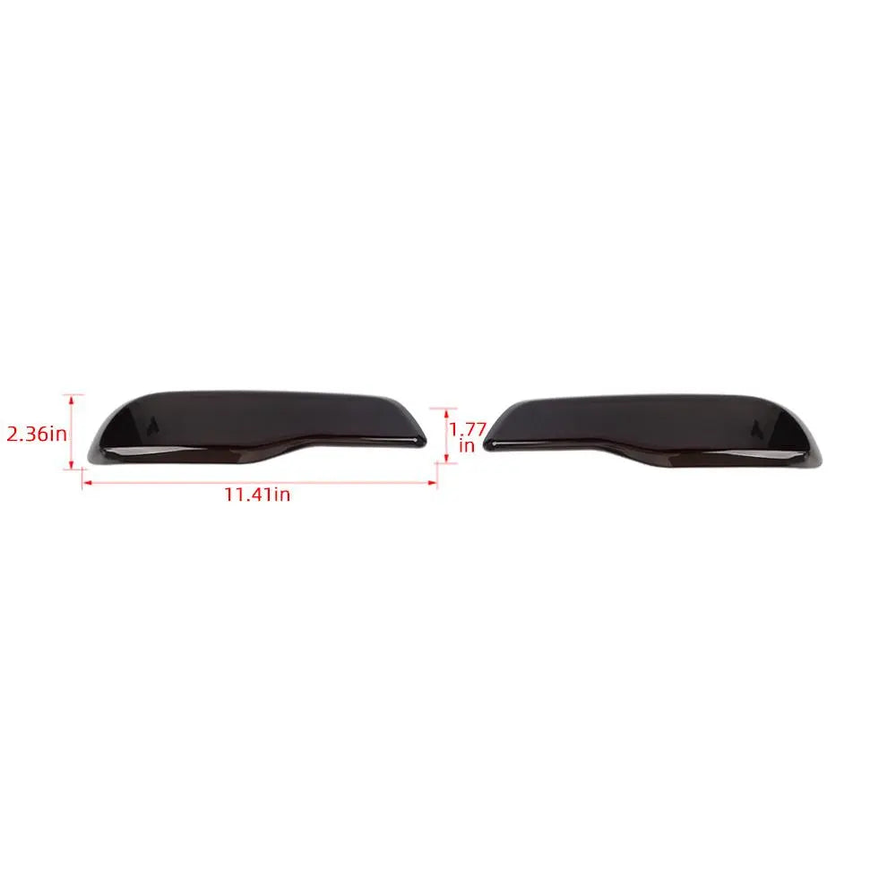 For 2014-2017 Jeep Cherokee Rear Fog Lamp Cover Decors  Blackened
