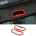 For 2014-2018 Jeep Cherokee 2x Rear Trunk Bezel Handle Grab Cover Trim Ring