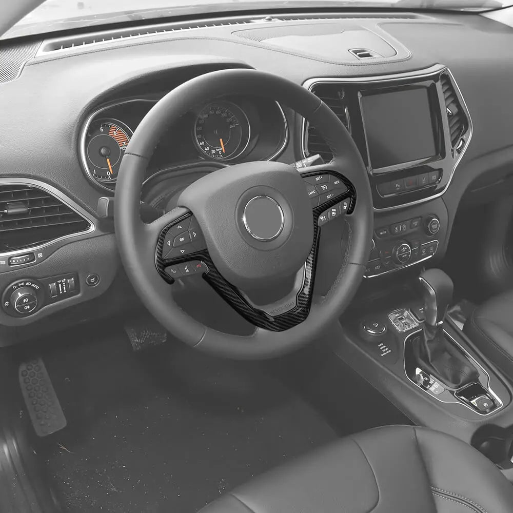 For 2014-2018 Jeep Cherokee 17 x Inner Center Console & Door Trim Kit