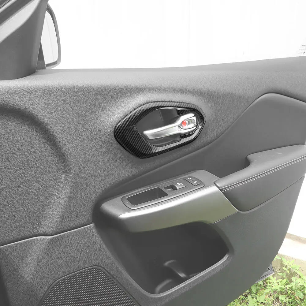 For 2014-2018 Jeep Cherokee 17 x Inner Center Console & Door Trim Kit