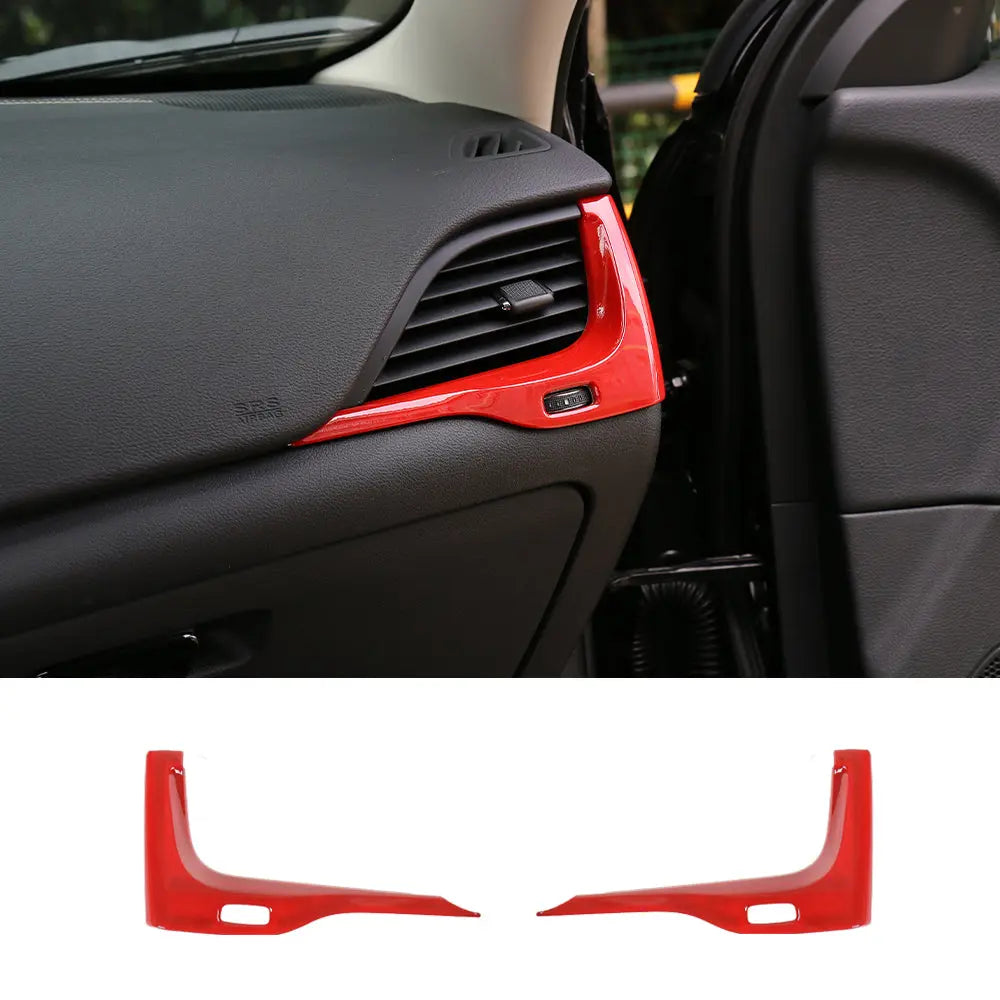 For 2014-2018 Jeep Cherokee Car Dashboard Left & Right Air Conditioning Vent Trim Cover