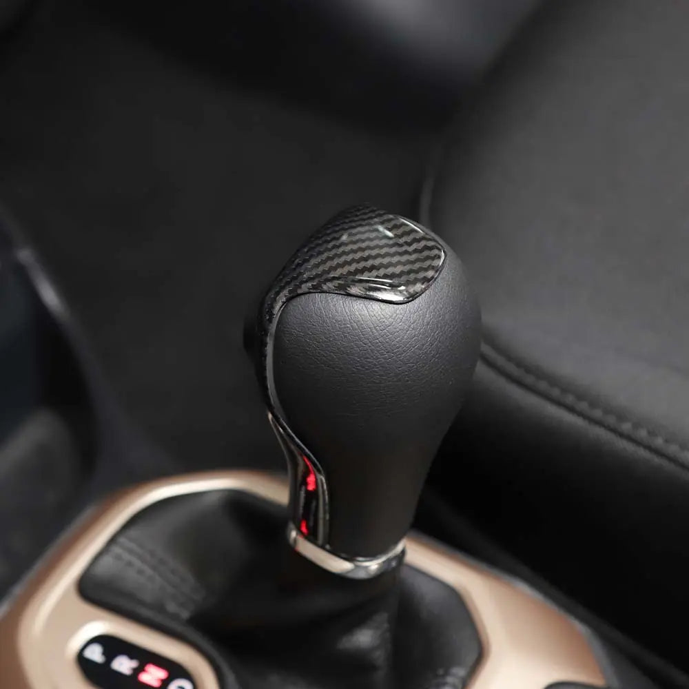 For 2014-2018 Jeep Cherokee Car Gear Shift Knob Handle Trim Cover